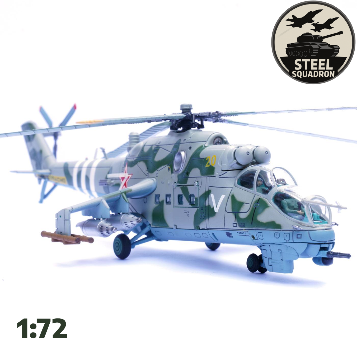 Russian Mi-24P Hind-F (Dark Grey)